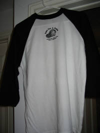 Back of baseball shirt